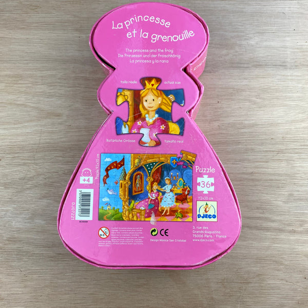 Djeco puzzel prinses met de kikker