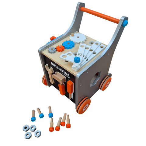 Janod Brico Kids DIY magnetische trolley/loopwagen (alleen ophalen)