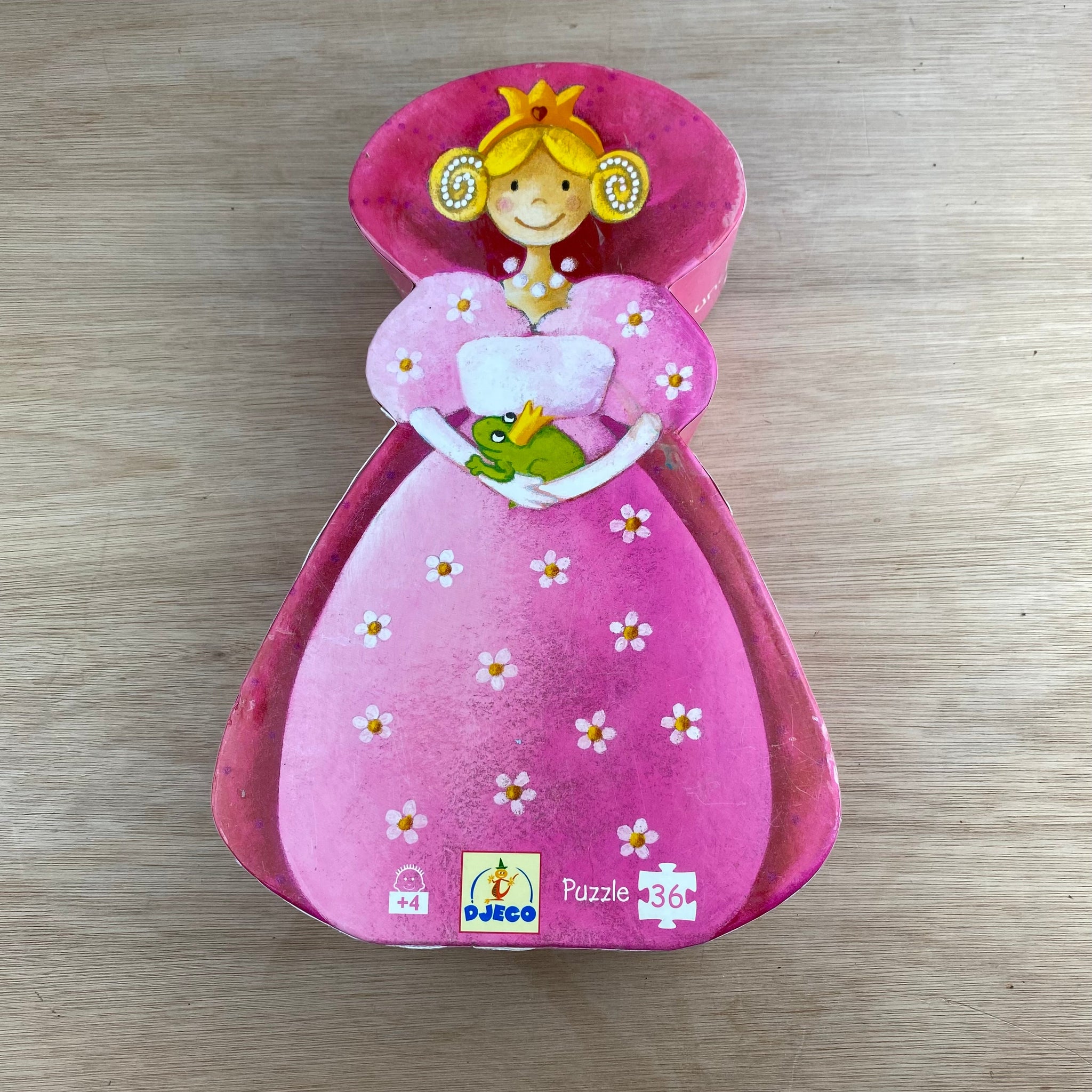 Djeco puzzel prinses met de kikker
