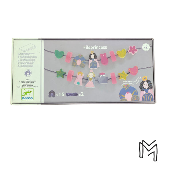 Houten rijgkralen prinsessen