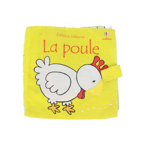 Stoffen knisperboekje 'La poule'