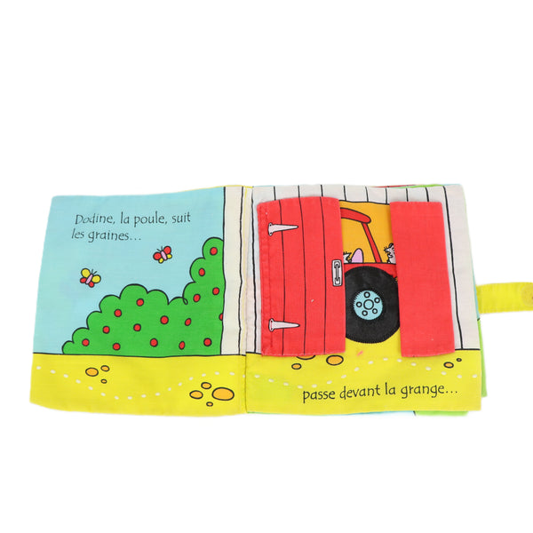 Stoffen knisperboekje 'La poule'