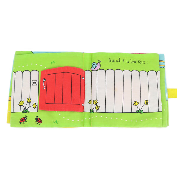 Stoffen knisperboekje 'La poule'