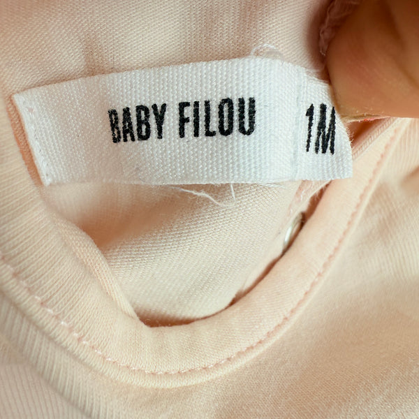 Baby Filou, licht roze kruippakje, maat 1m