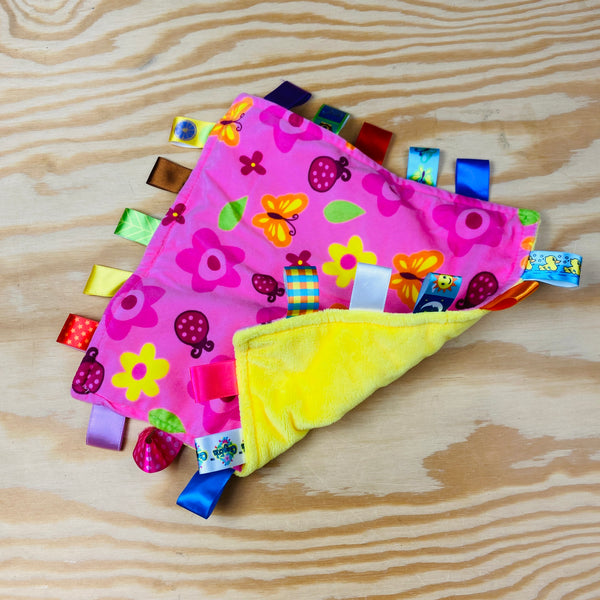 knuffeldoekje met bloemen