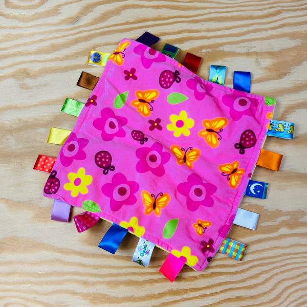 knuffeldoekje met bloemen