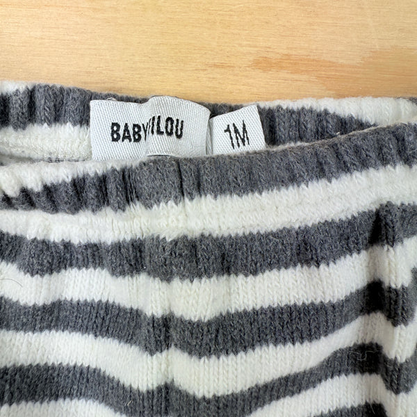 Baby Filou: warm gestreept broekje, maat &m