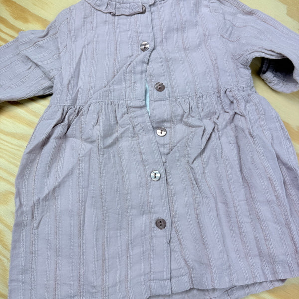 P'tit Filou: zacht roze kleedje, maat 6m