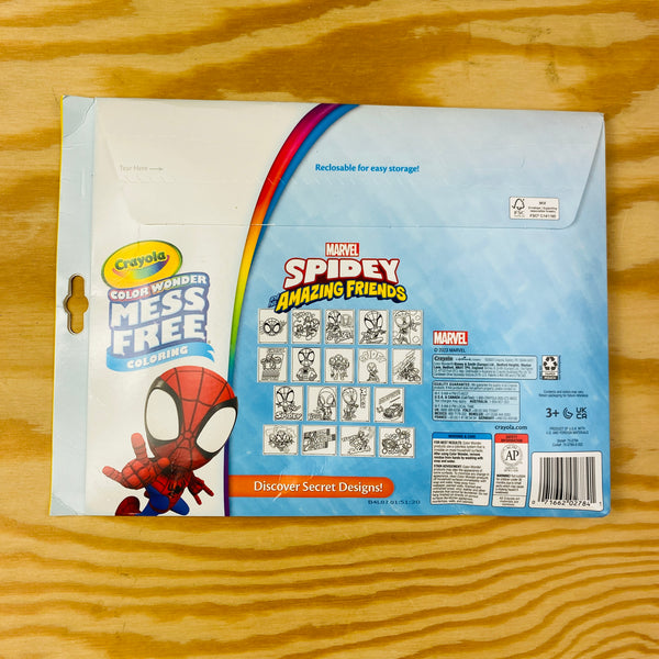 Spidey: kleurplaten en stiften, handig mee te pakken onderweg