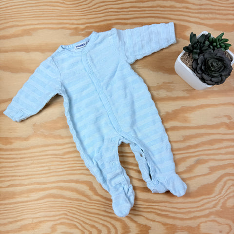 Noukie's warmere lichtblauwe pyjama, maat 56