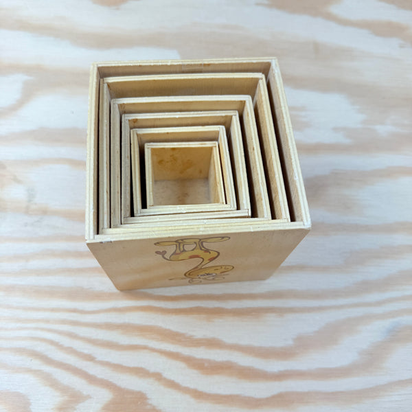 houten stapelblokken dieren