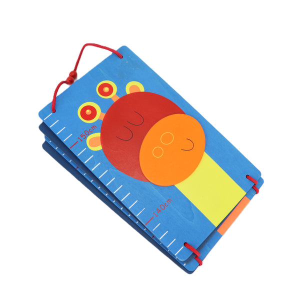 Houten groeimeter giraf