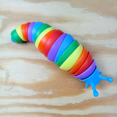 rainbow fidget magische rups