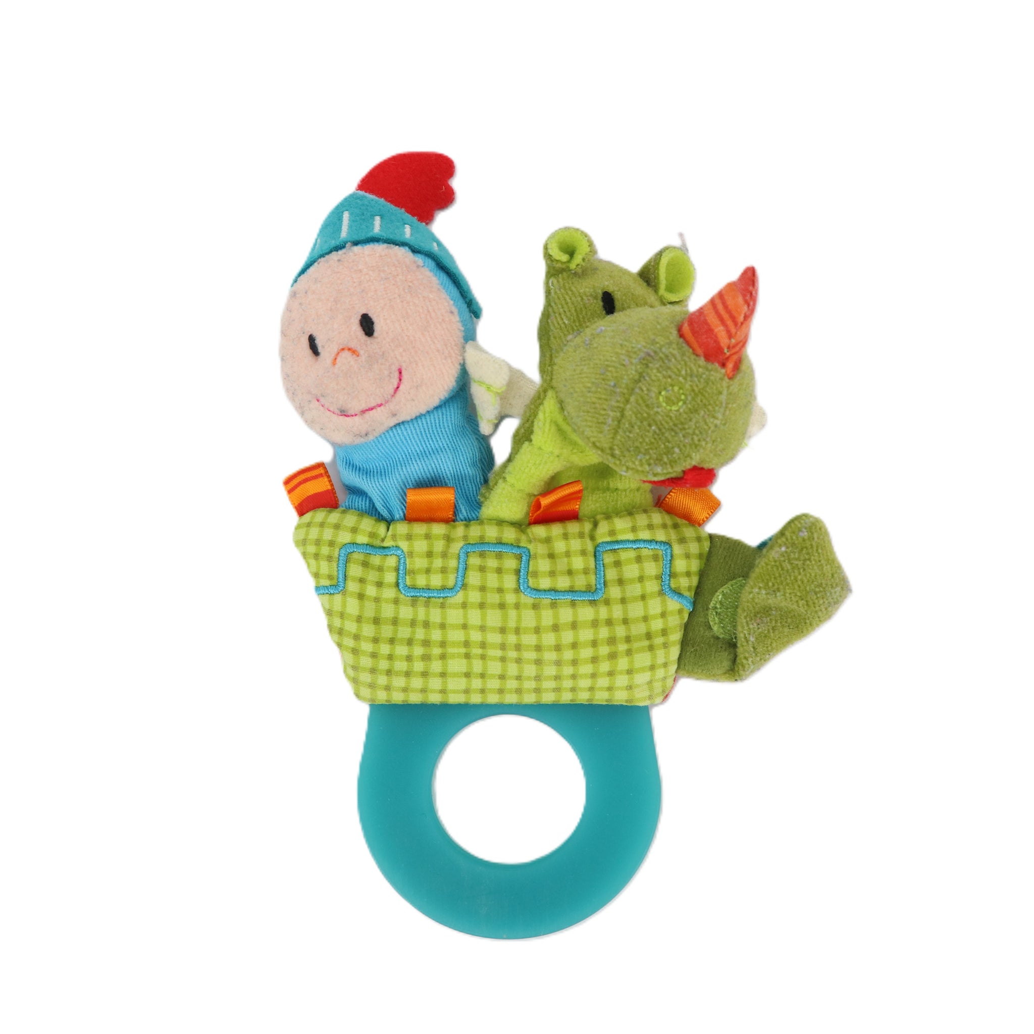 Lilliputiens bijtring ridder en draak