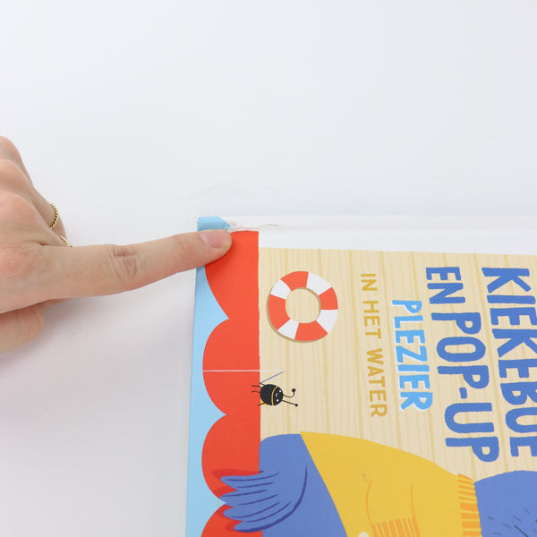 Boek 'Kiekeboe en pop-up plezier in het water'