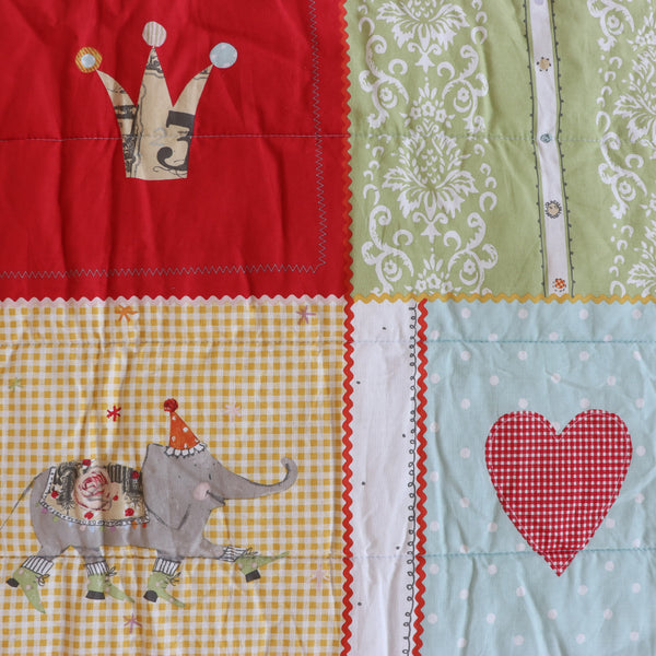 Speelmat/deken retro patchwork