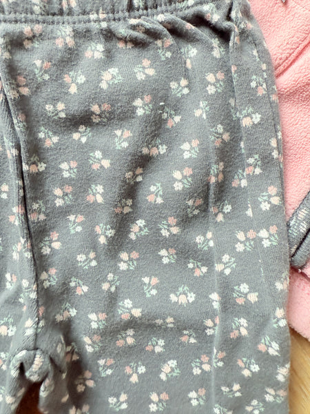 carters setje legging en bodywarmer licht bloemetje