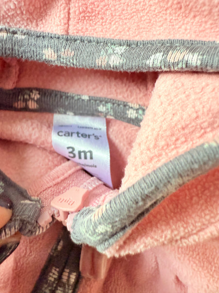 carters setje legging en bodywarmer licht bloemetje