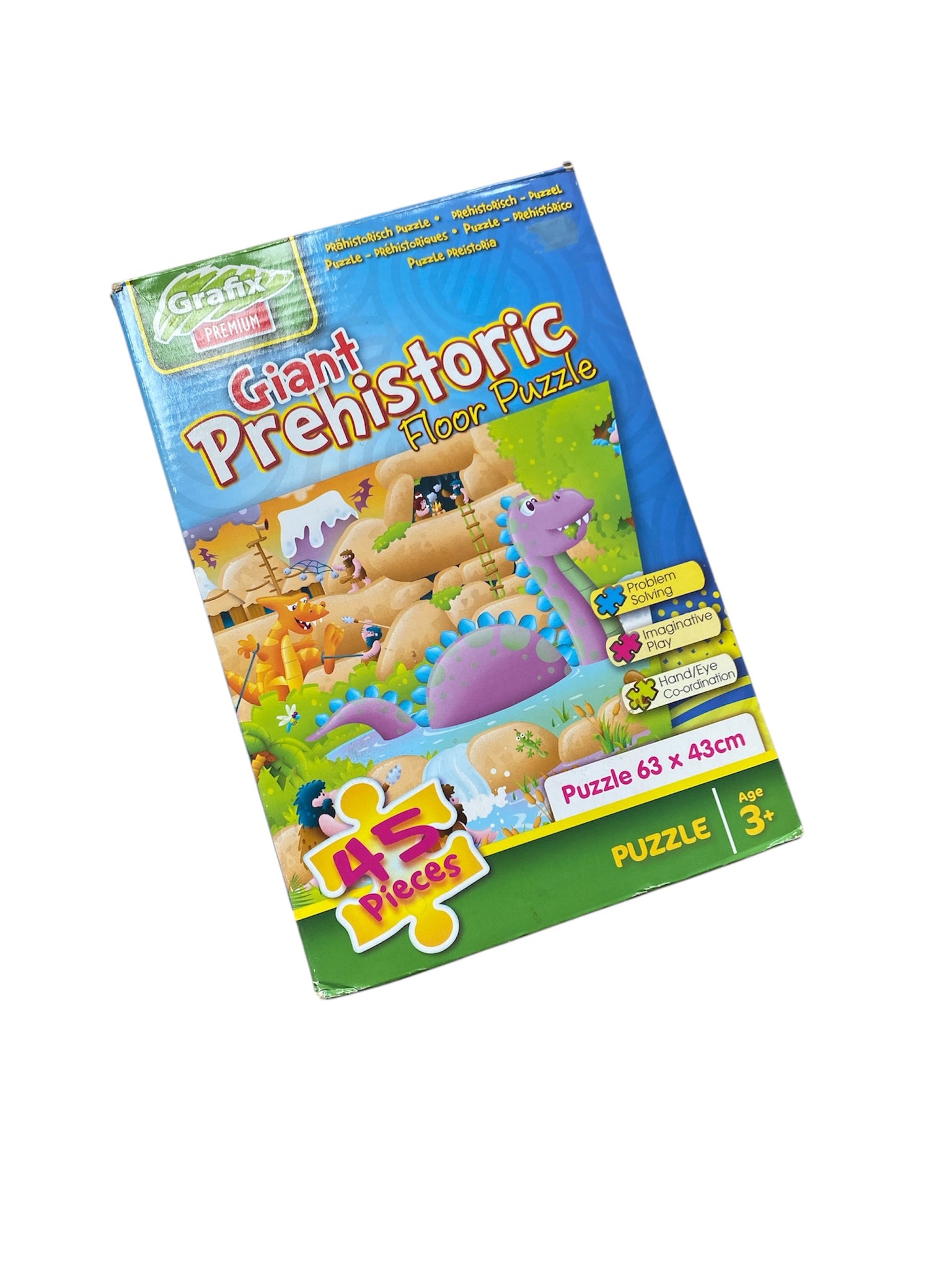 vloerpuzzel dinosaurus