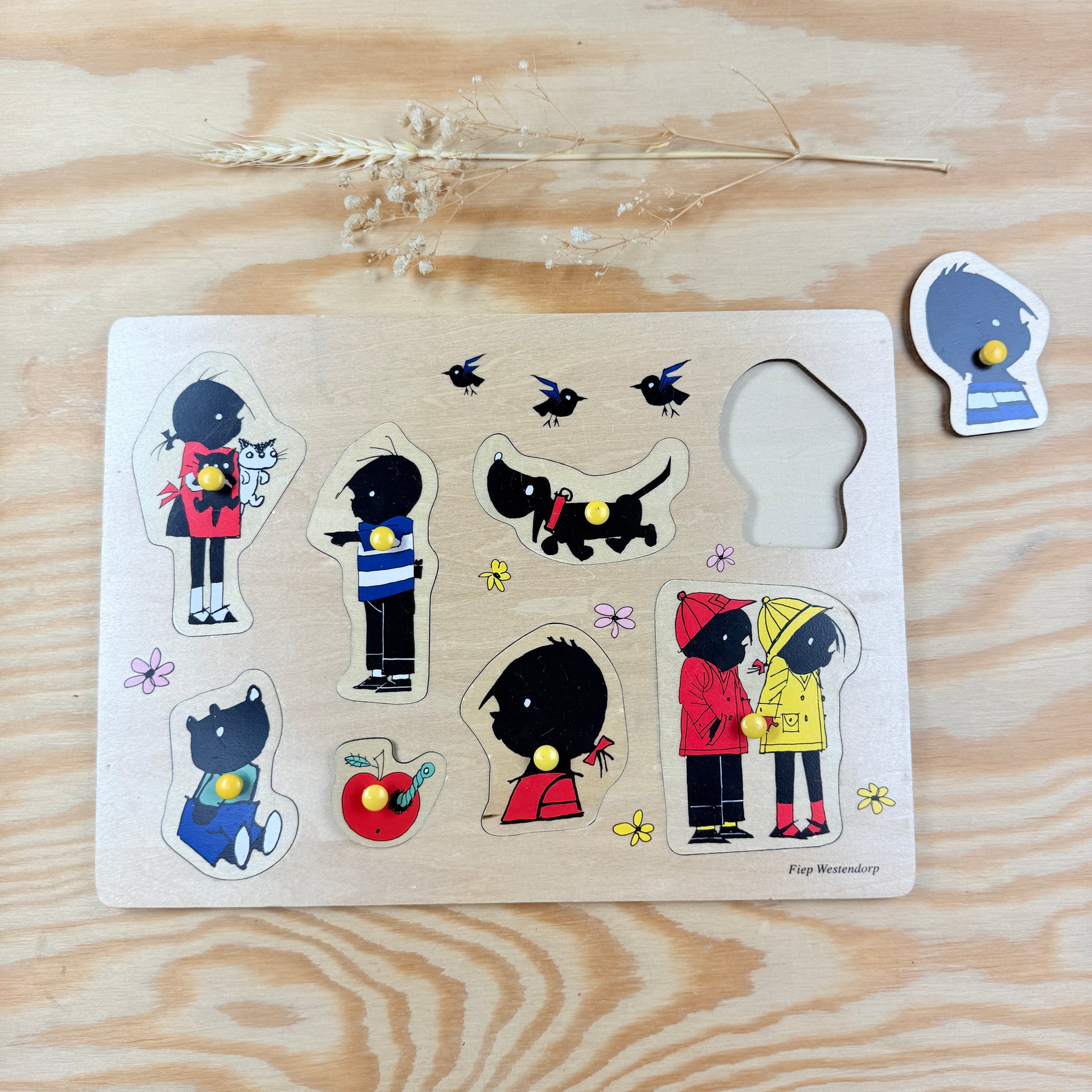 houten puzzel Jip en Janneke