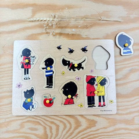 houten puzzel Jip en Janneke