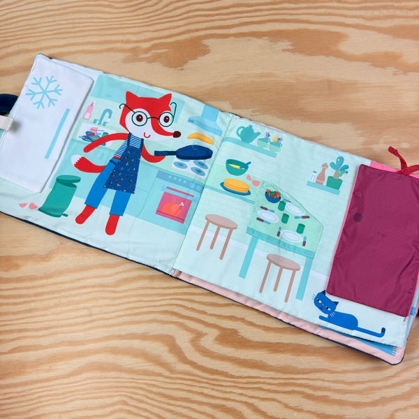 Lilliputiens: slaap zacht klein vosje, zacht doe-boek huis