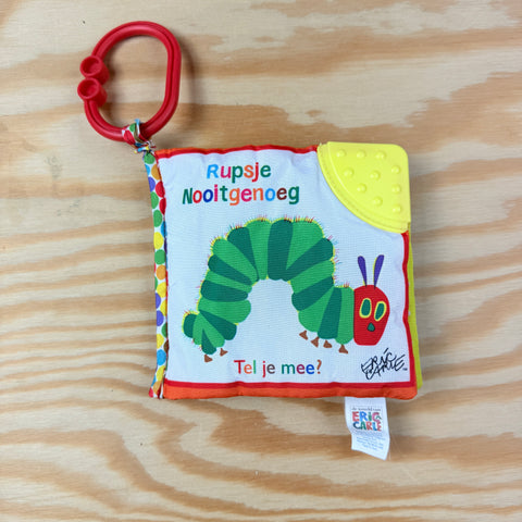 mini boekje/hangspeelgoedje Rupsje Nooitgenoeg