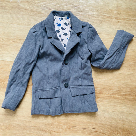 geklede blazer met walvisjes