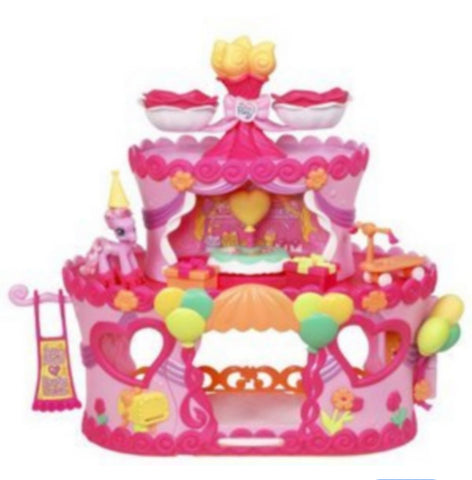 My little pony Ponyville roller skate birthday party cake pinky pie playset