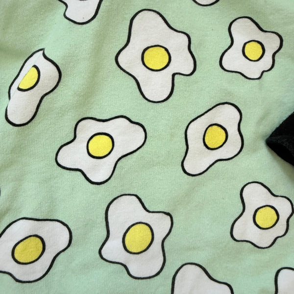 Eva Mouton: trui met kap eitjes, maat 104