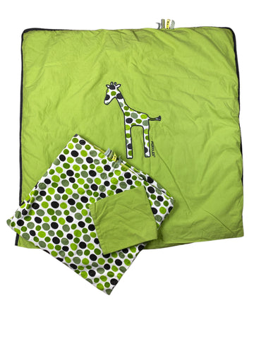 parkdekentje giraf met 2 overtrekken en kussensloopje