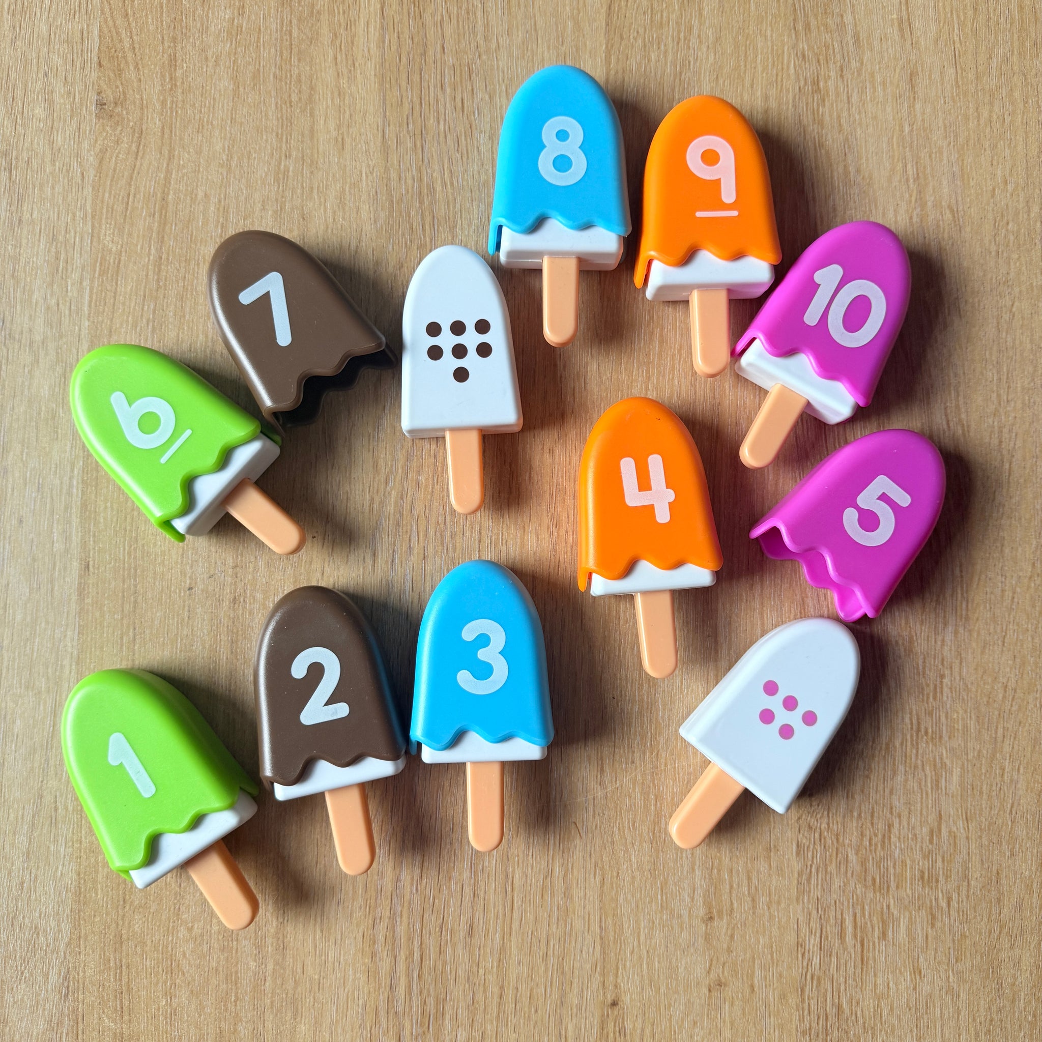 Learning resources: aantallen ijsjes