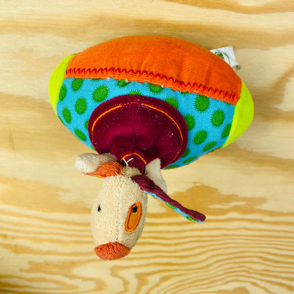 Lilliputiens: rammelaar jef Rugbyball met hondje