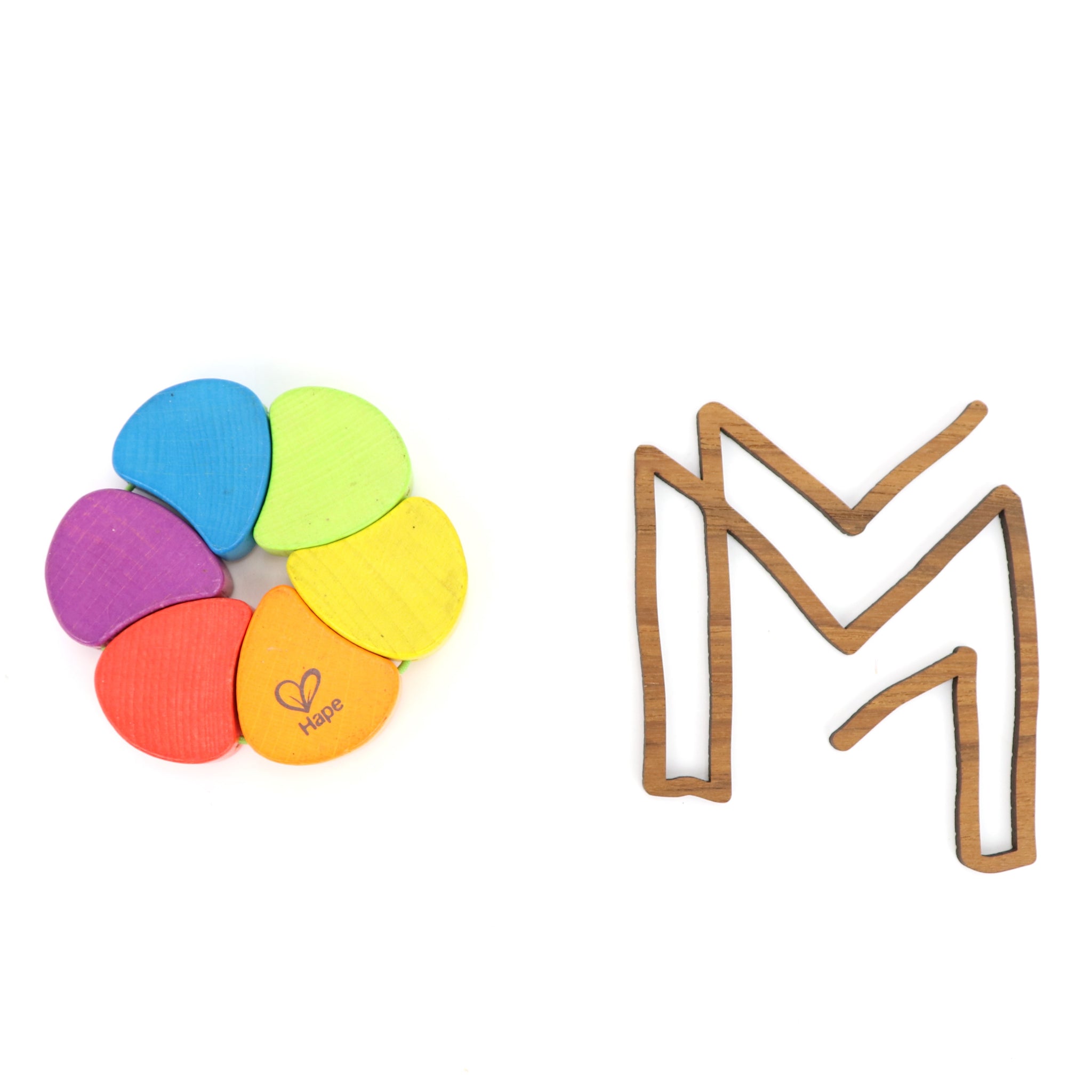 Hape regenboog rammelaar