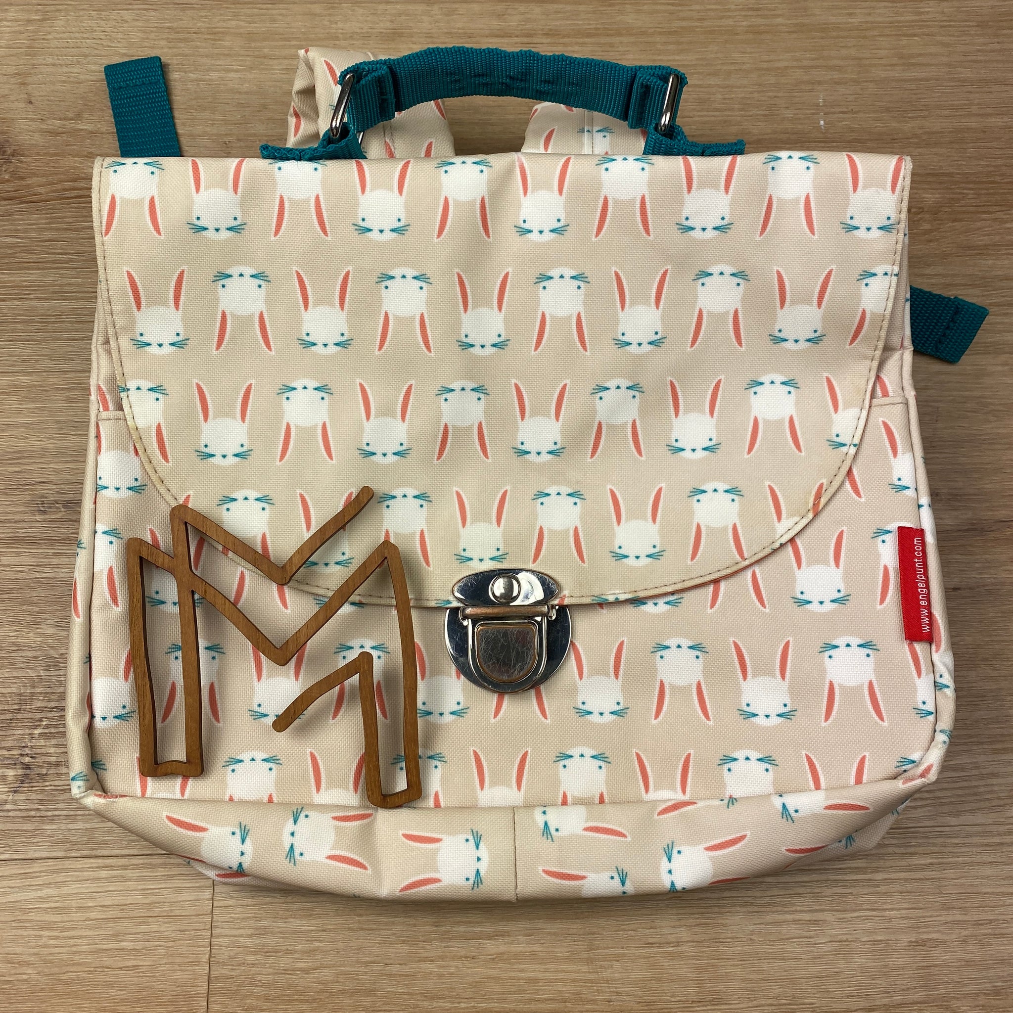 boekentasje/ schooltas konijntjes