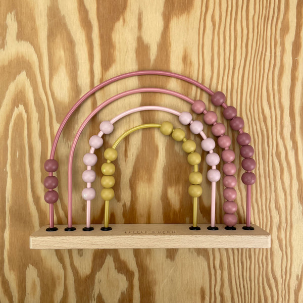 Little Dutch Houten telraam regenboog