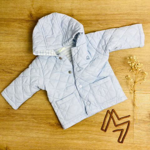 Benetton jasje lichtblauw