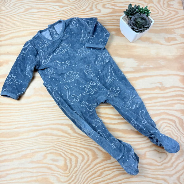 warme pyjama met dino's: maat 74