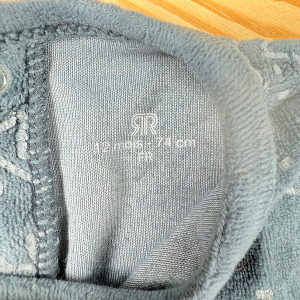 warme pyjama met dino's: maat 74