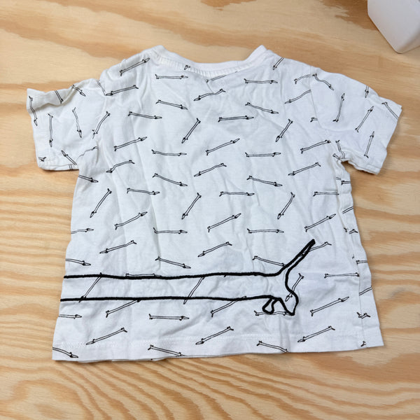 T shirt met lange hond Helen B: maat 2j