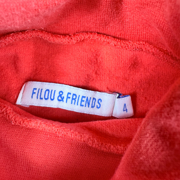 retro kleedje met kraagje Filou&Friends Maat 4j