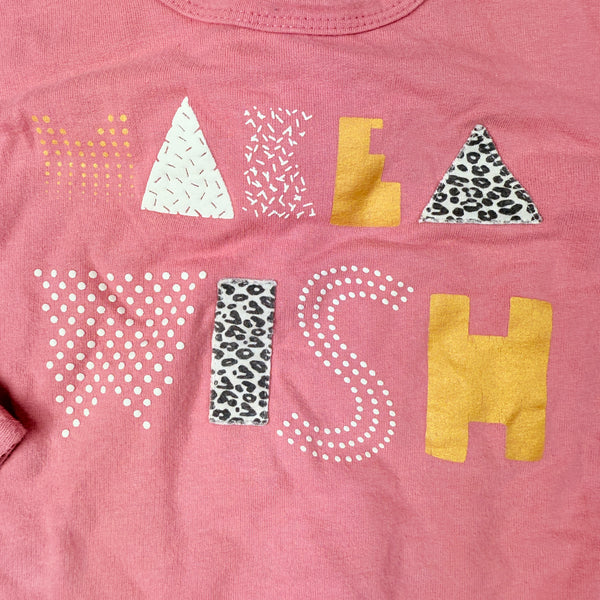 warm roze shirt met lange mouwen Dirkje maat 9m