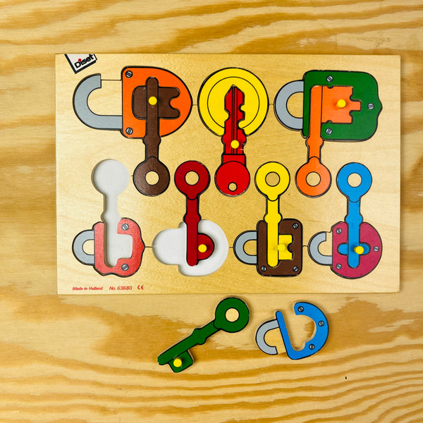 inleg puzzel sleutels