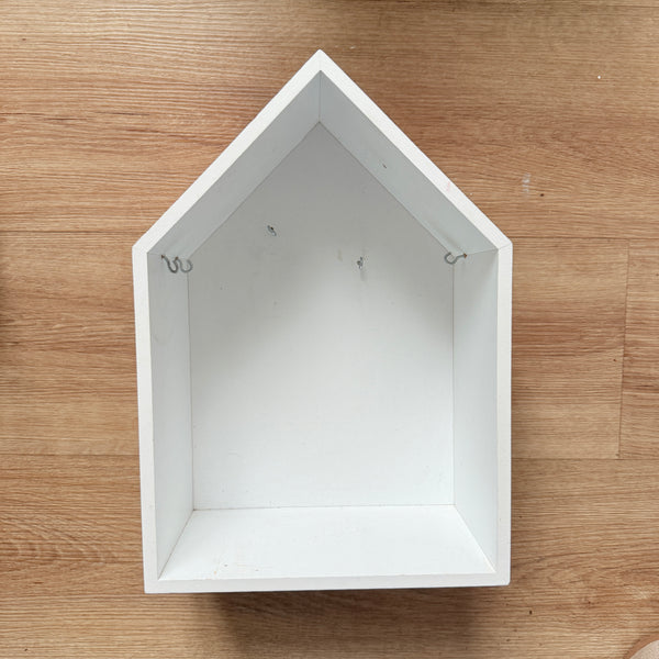 houten huisje met haakjes