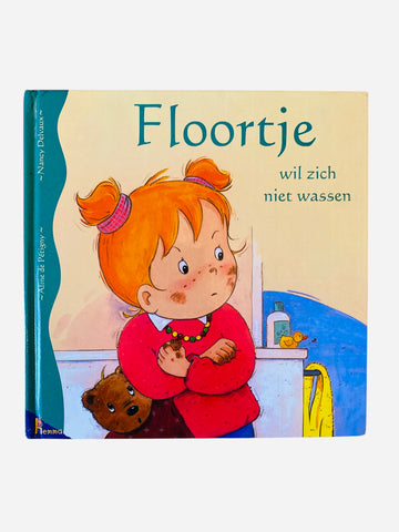 boek: Floortje wil zich niet wassen