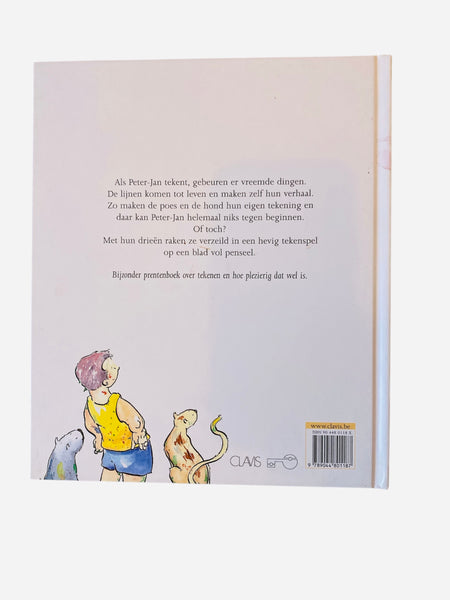 boek: een blad vol penseel