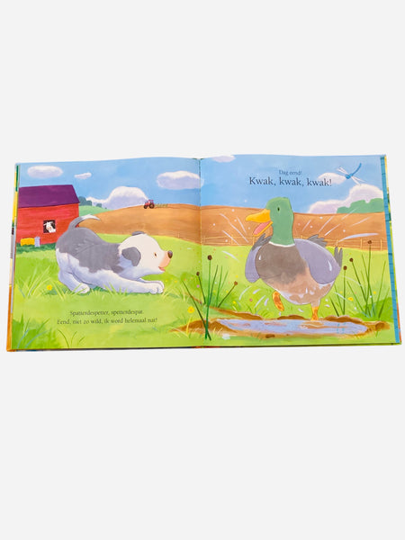 boek: dag dieren op de boerderij