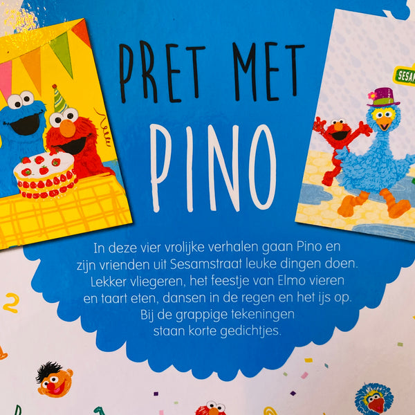 boek Pret met Pino (Sesamstraat)