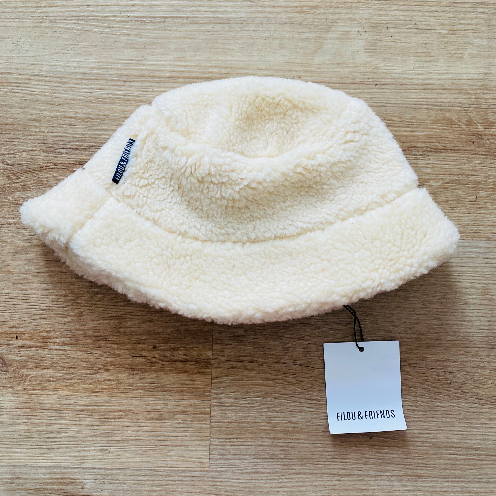 winter hoedje/muts Teddy ecru Filou & Friends