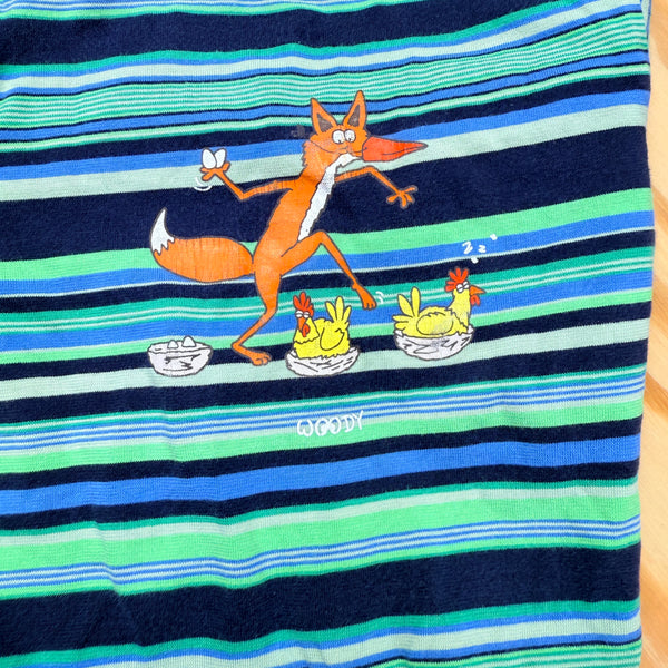 gestreepte pyjama Woody maat 74-9m